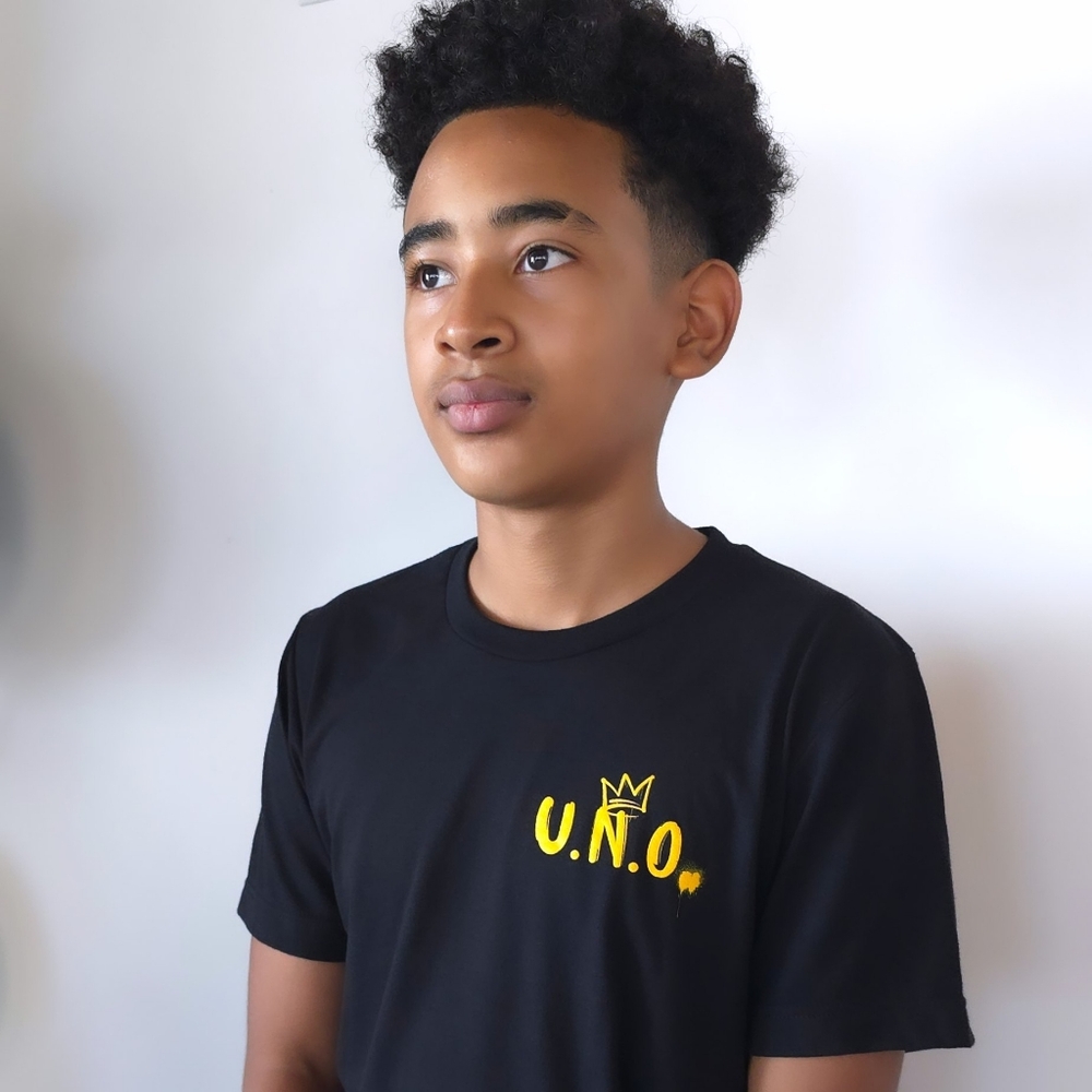 U.N.O. Black T-Shirt